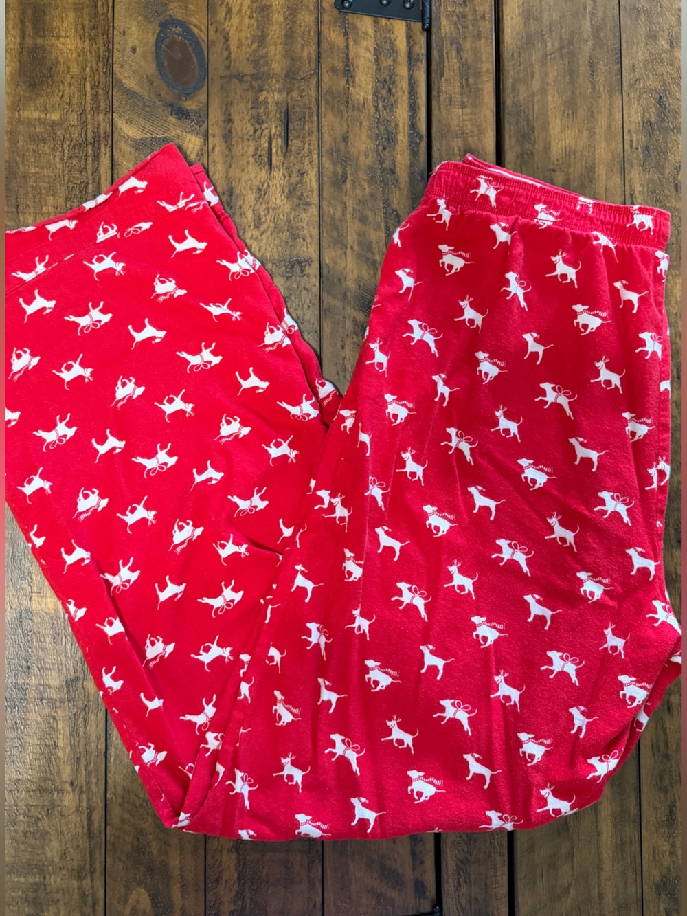 Victorias Secret Pink Reindeer Print Pajama Pants